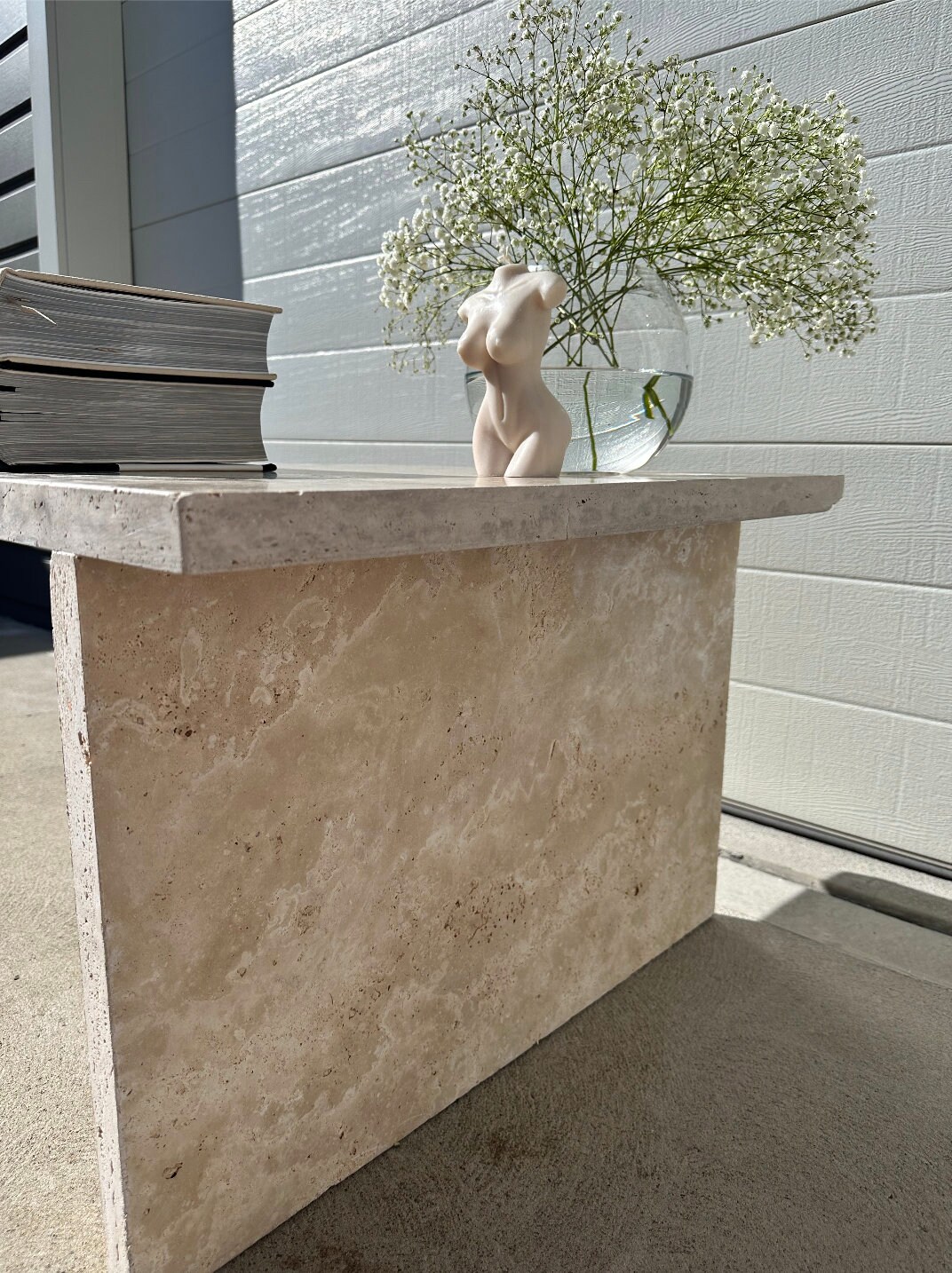 Travertine Coffee Table - Etsy Australia
