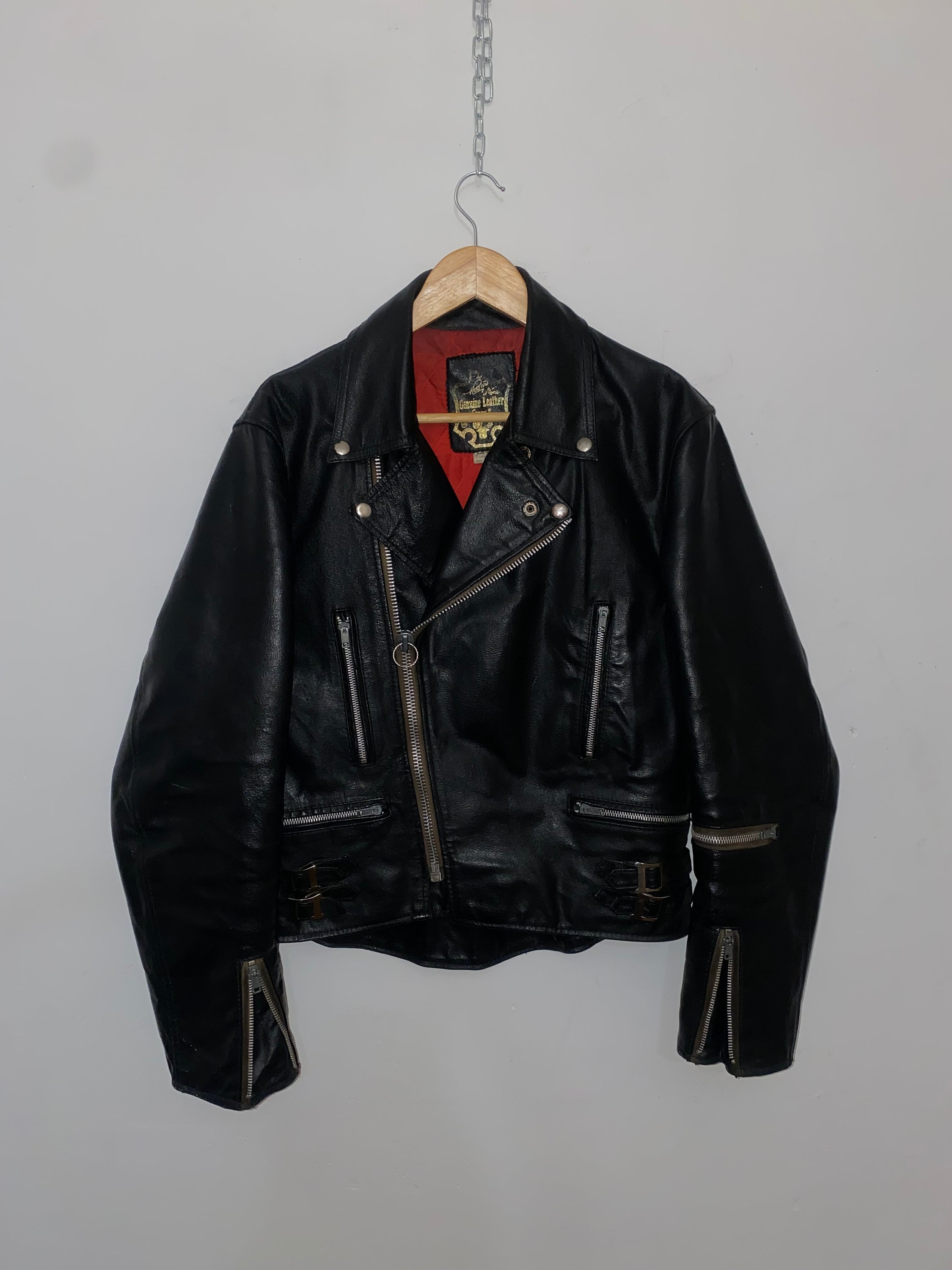 Korea leather jacket - Etsy.de