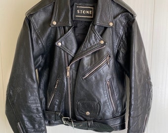 90s Schott Jacket - Etsy 半価特販 Schott 90s Leather Coat Over ステンカラーコート