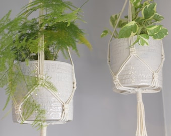 Macrame Plant Hanger Indoor, Hanging Planter, Indoor Wall Planter, Plant Macrame Wall Hanging, Flower Pot Hanging Basket