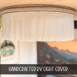 RV Light Covers | Camper Light Shade | LED Ceiling Light Diffuser - Briana | Inside Camper Decor for Trailer