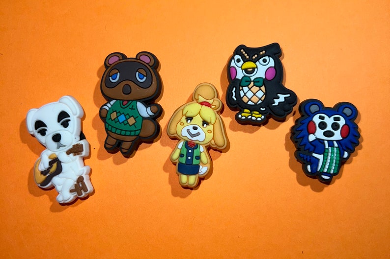 Cute Animal Video Game Charms Crossing Game Charms Jibbitz Etsy