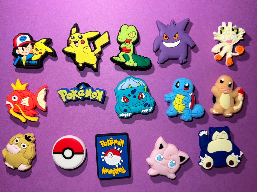 Poke Pika Croc Charm Bundle Build Your Own Jibbitz Pack Etsy