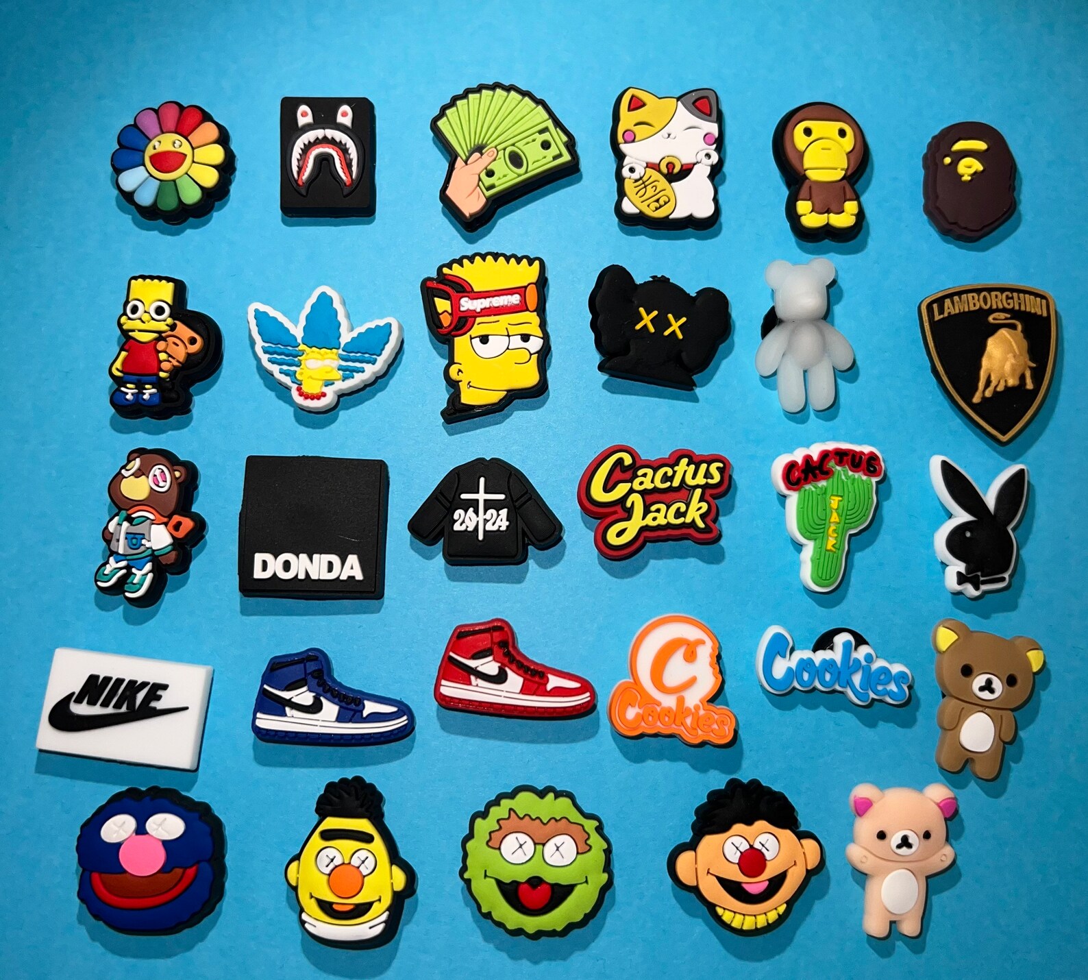 Build Your Own Hypebeast Jibbitz Pack Streetwear Croc Charms Etsy