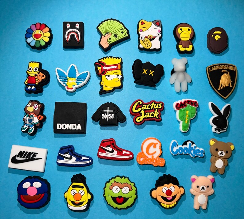 Build Your Own Hypebeast Jibbitz Pack Streetwear Croc Charms Etsy