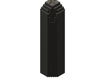 STL file Bank of America Plaza Dallas