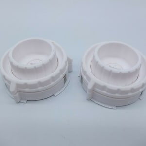 Akai Nab Adapter PREMIUM Pair Set white Revox Pioneer replica 3D NEW