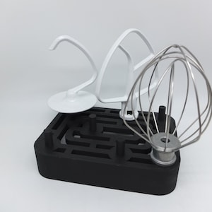 KitchenAid mixing elements holder for 7 attachments stand storage stowing storing 3D NEW
