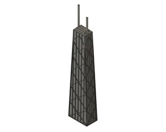 STL-bestand John Hancock Center Chicago