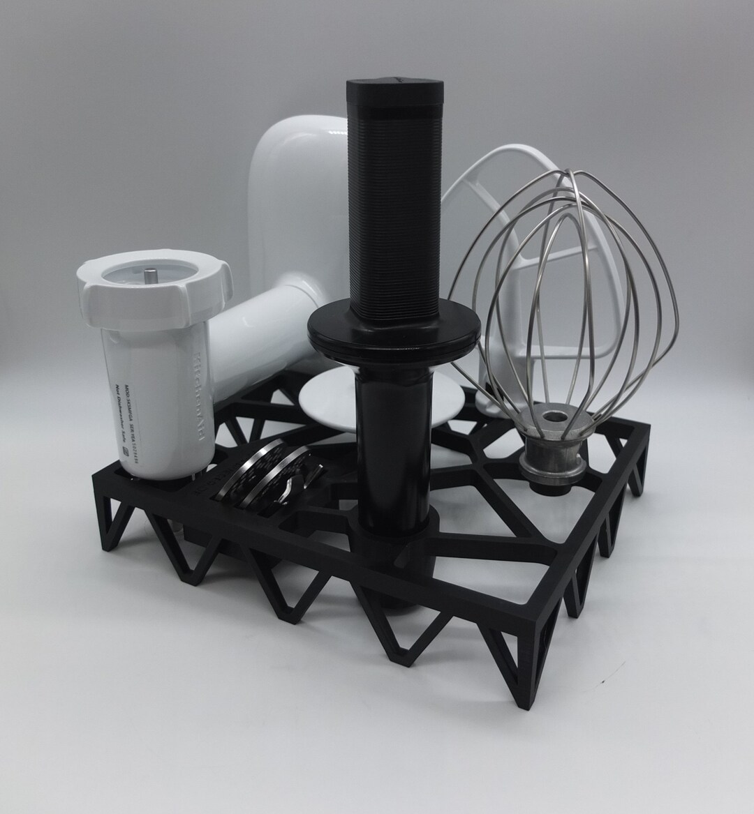 Kitchenaid Attachments Holder for Standard Attachments and Meat Grinder