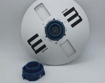 Akai Nab Adapter PREMIUM Pair Set spectra blue Revox Pioneer Replica 3D NEW
