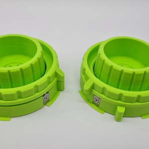 Zestaw par adapterów Akai Nab PREMIUM jasnozielony Replika Revox Pioneer 3D NOWOŚĆ