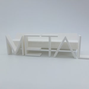 LP Vinyl Records wall mount Wall Mount METAL Font 3D NEW Color selectable