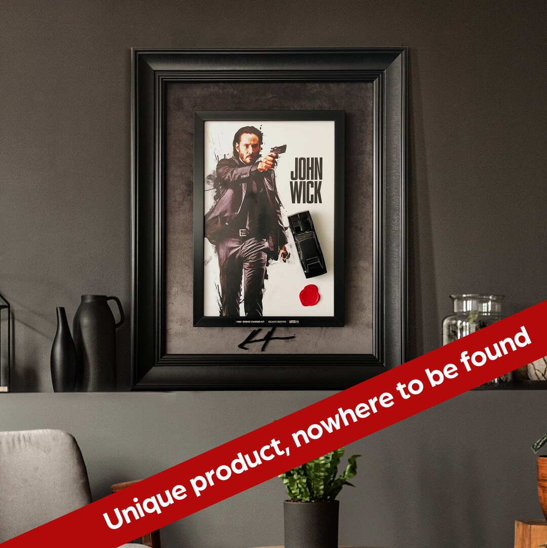 John Wick Car Collection, John Wick Movie Collection, John Wick Frame, Hand Made, John Wick