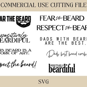 Beard Comb SVG | Dads Best Beard SVG, PNG | Digital Download | Fathers Day | Dad Gift | Grandpa Gift | Fear The Beard | Respect The Beard
