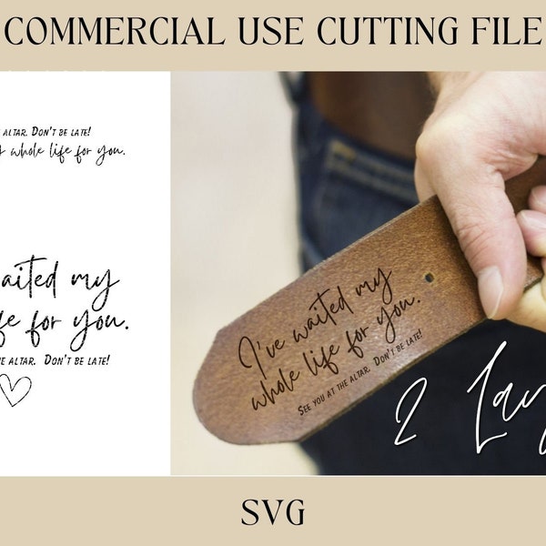 See You At The Altar Bride Groom Gift SVG | Digital Download | Laser File | Wedding SVG | Groom Gift | Belt Engraved