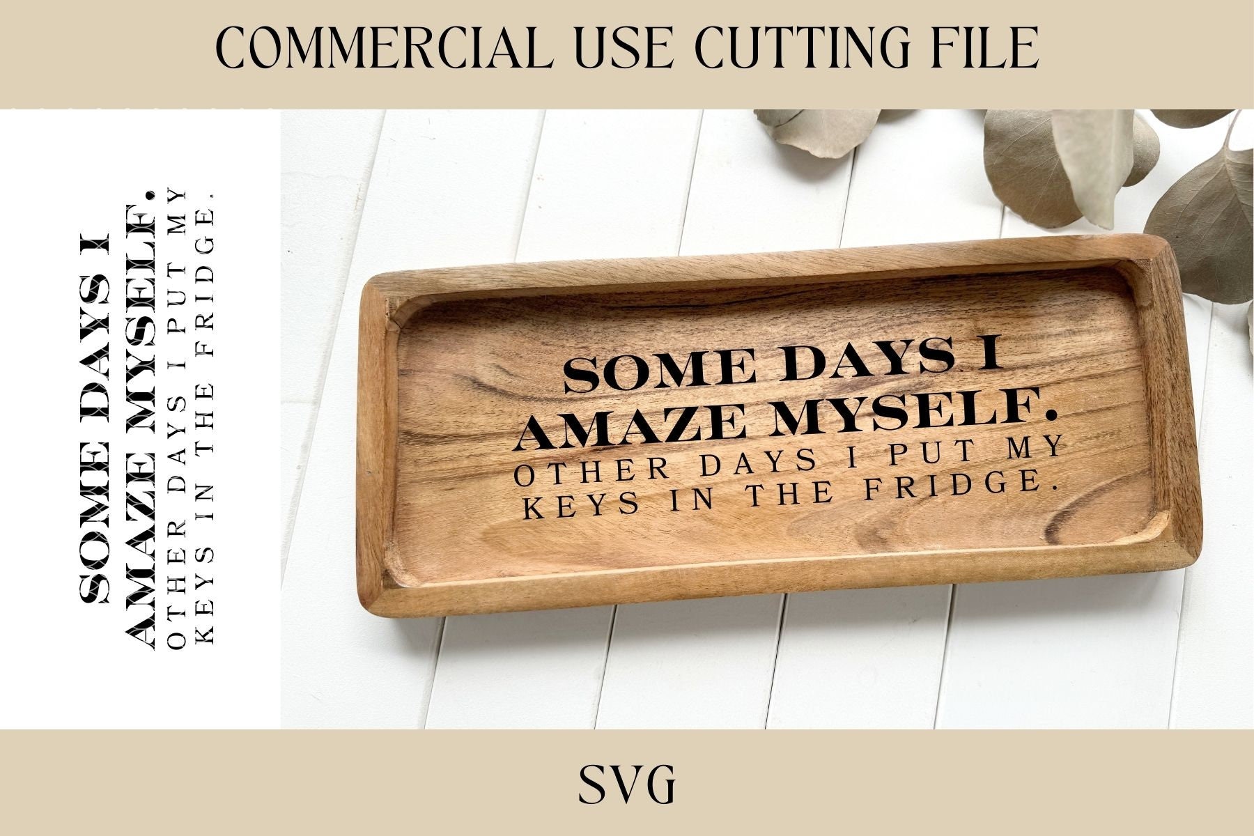 Sorpréndete con los diseños de bandejas para todo en formato SVG / Bandeja para llaves SVG / Descarga digital / Archivo láser / Regalo para casa nueva / Inauguración de casa / Anfitriona