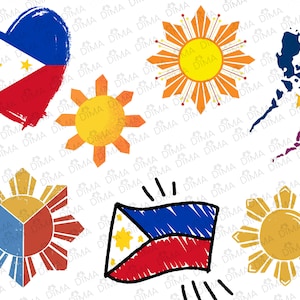 Bandera de Filipinas, Paquete de Sol y Mapa (7), Bandera Nacional de Filipinas, Bandera de Pilipinas, Mapa Filipino, Sol, Bandera del Corazón en svg png