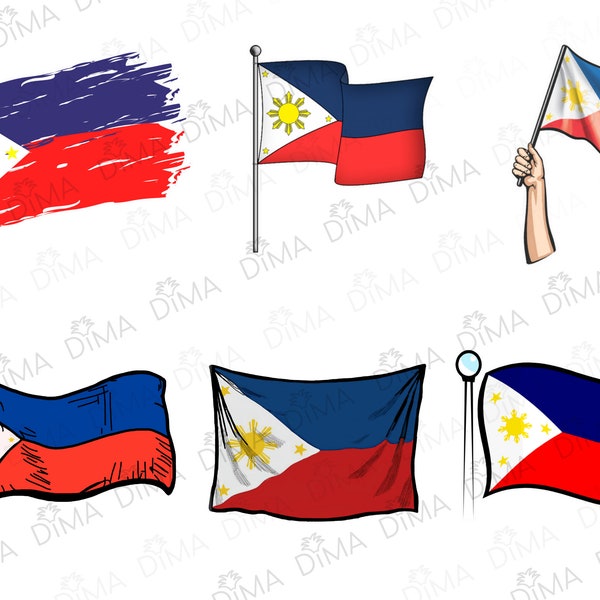 Philippines Flag People Bundle (6), Philippines National Country Banner, Pilipinas Flag, Filipino Flag, People, Culture in svg png dxf