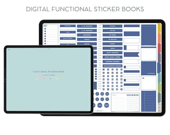 MäksēLife Digital Functional Sticker Book Bundle (Goodnotes Compatible)