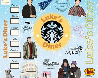 Envoltura de vaso Luke's Diner/PNG