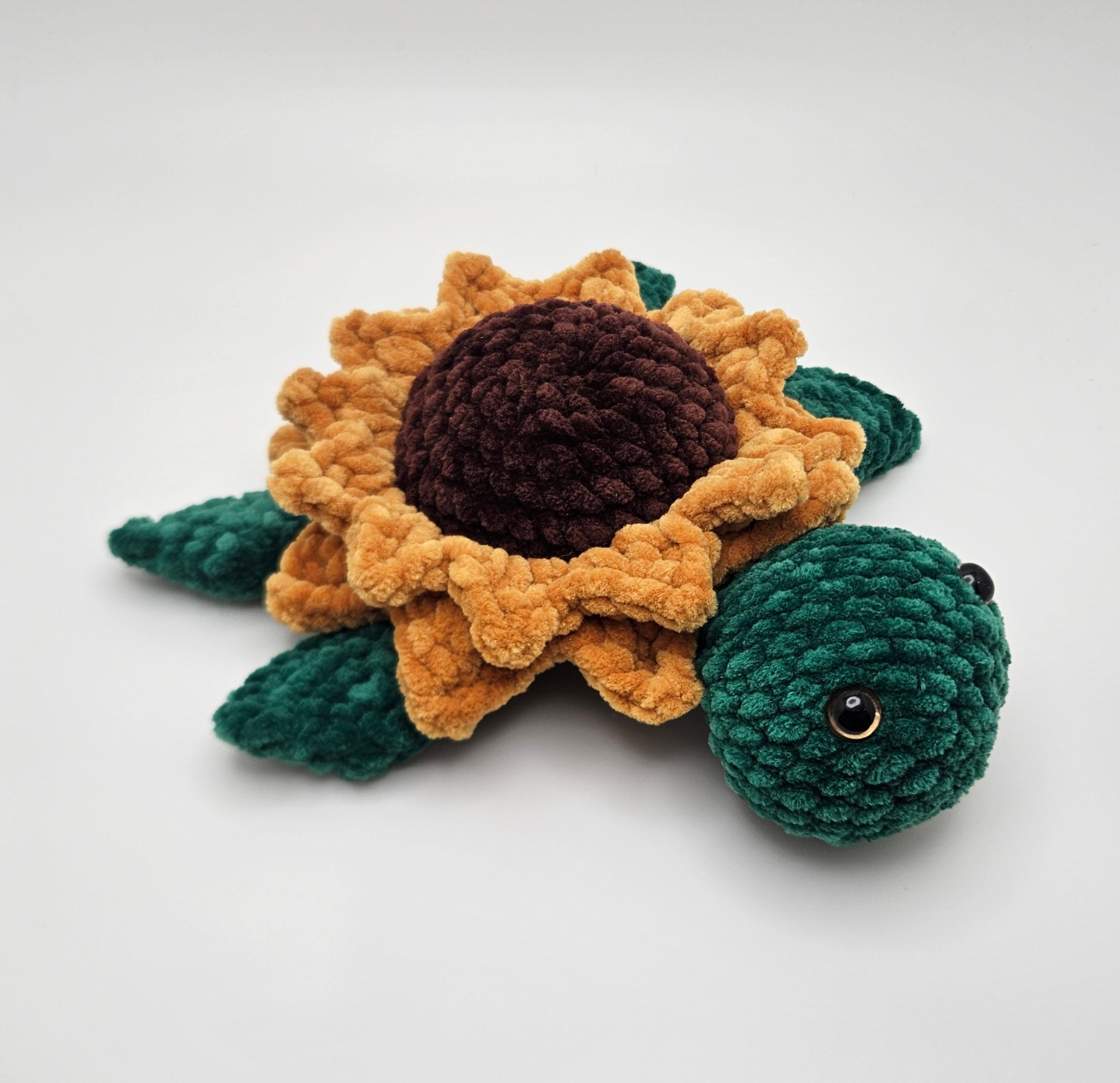 Crochet Amigurumi Sunflower Sea Turtle - Etsy