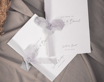 Modern Minimal Edit – Wedding Vows, Digital DIY Template, Wedding Promises, Wedding Vow Card, Wedding, Registry Office, Instant Download | DIN A5