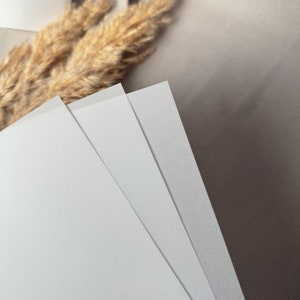 5 folhas de papel: papel vegetal 160g DIN A4 | Para projetos DIY, artigos de papelaria de casamento e cartões de convite
