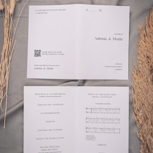 RAFIKI Kirchenheft Trauung, digitale DIY Vorlage, Gottesdienst, kirchliche Trauungsfeier, Hochzeit, freie Trauung, Sofort Download | DIN A5