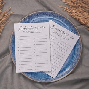 SARABI Baby Party Game, Plantilla Digital DIY, Tarjetas ABC para Rellenar, Baby Shower A-Z, Personalizable, Descarga Instantánea / Din A4 + A5