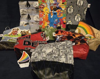 Handmade Quilted Concert Size Crossbody Bag.