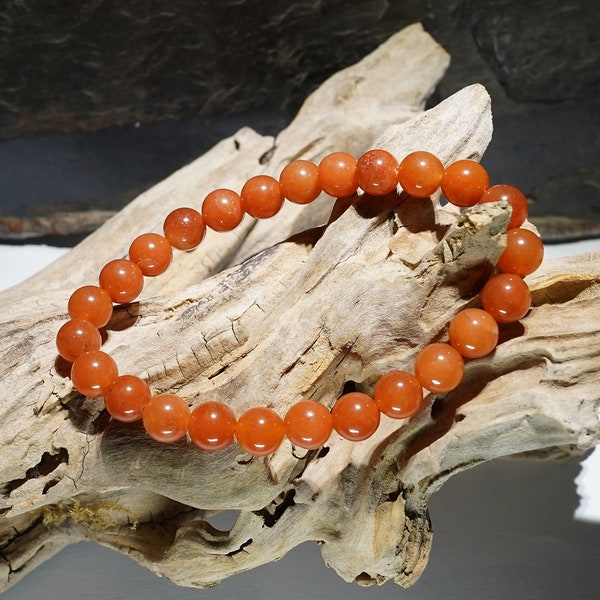 Aventurin Armband orange Ø 8mm, in verschiedenen Größen - auch Kindergrößen Unisex