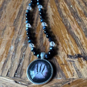 Wolverine inspired pendant necklace