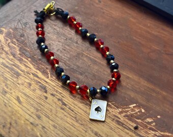 Gambit inspired playing card bracelet2. 138