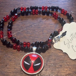Deadpool inspired  necklace 44