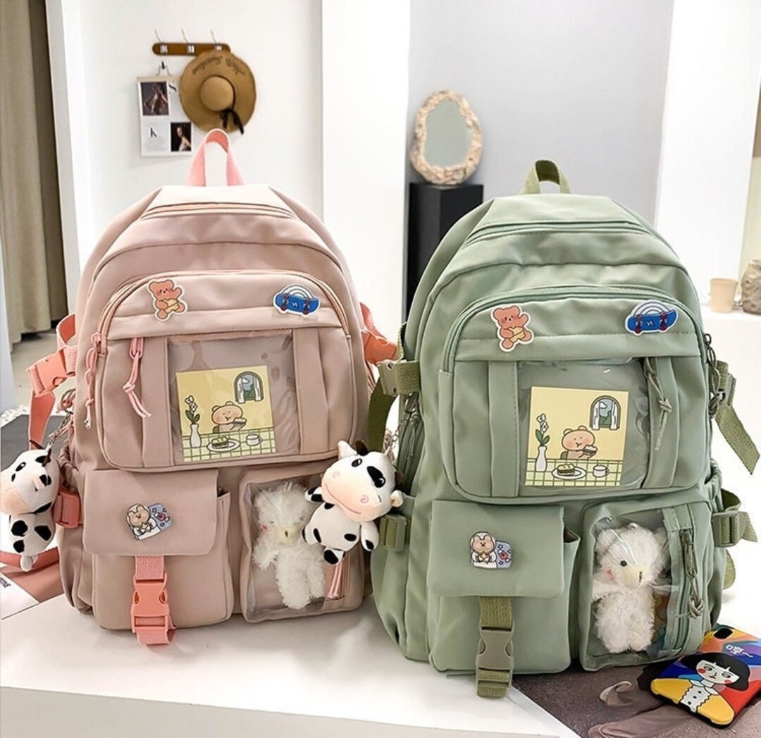 5 Color Kawaii Cute Large Capacity Student Backpacks / School Backpacks ...