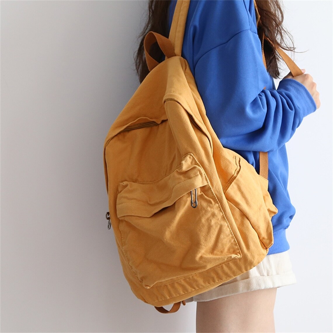 Large Capacity Canvas Backpack for Womencanvas Tote Bag Etsy