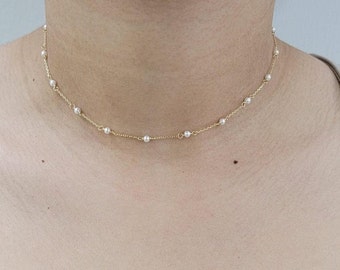 Pearl Choker Necklace