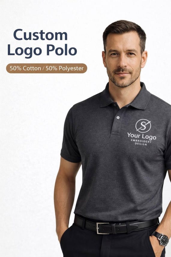 customized polo shirt design business uniform printing