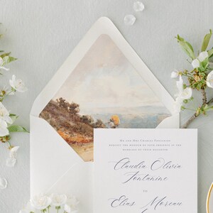 Herbst Hochzeit Liner, Rustikaler Herbst Gedruckter Liner, Saisonaler Einsatz, Botanische Hochzeitskarte, Natur Inspiriertes Dekor, Kunst Umschlag Liner