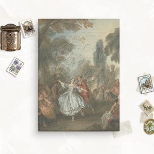 Dancing Printable Vellum Overlay for wedding invitation card, fine art vellum, vintage french wedding stationery, vellum jacket