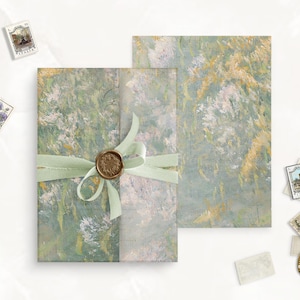 Vorgeschnittene Wiesen-Vellumjacke für Hochzeitseinladungen, Pergamentverpackung Hochzeit, Pergamentverpackung, Hochzeits-Vellum, Hochzeits-Vellum-Jacken, florales Pergament