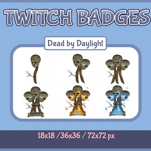 DBD Subscriber Badges | Hex Totem | Twitch Sub/Bits Badges | Chat Sub & Bits Badges for Streamers