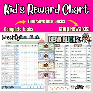 Printable Reward Chart for Kids - Printable Chore Chart Template ...