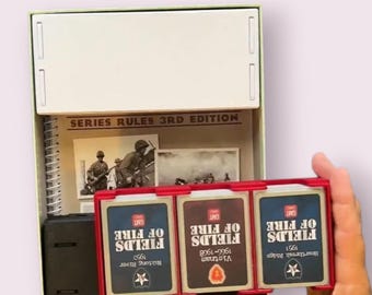 Fields of Fire Deluxe Organizer — 3D Printed Counter & Card Trays — Licensed Insert for Deluxe Edition