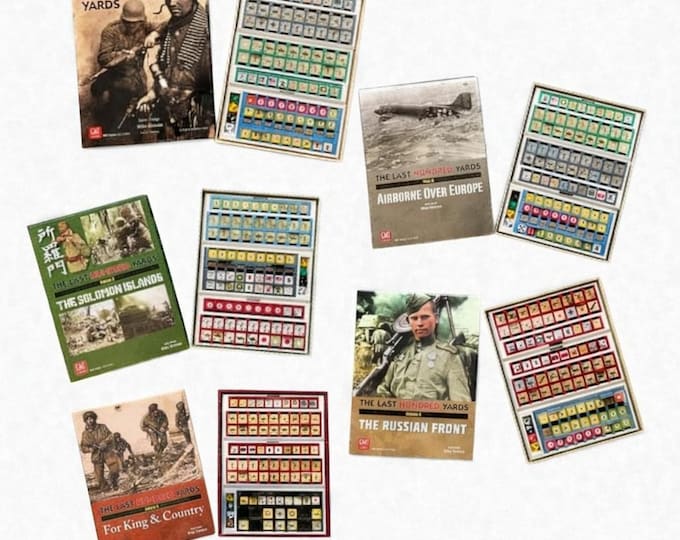 Featured listing image: Last Hundred Yards Organizer Bundle Volumes 1 to 5 | 3D Printed Board Game Insert | GMT Compatible Storage Trays