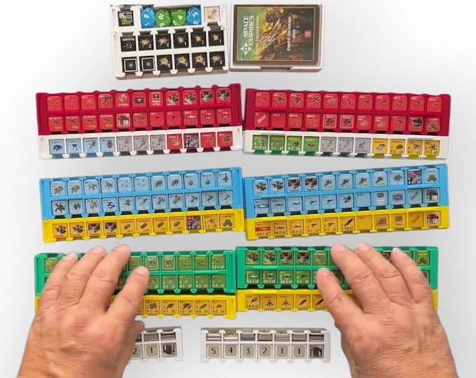 Space Empires 4X Compatible Game Organizer Trays | Full Counter/Card Storage Insert | 3D Printed Trays – Nerd Workshop Design