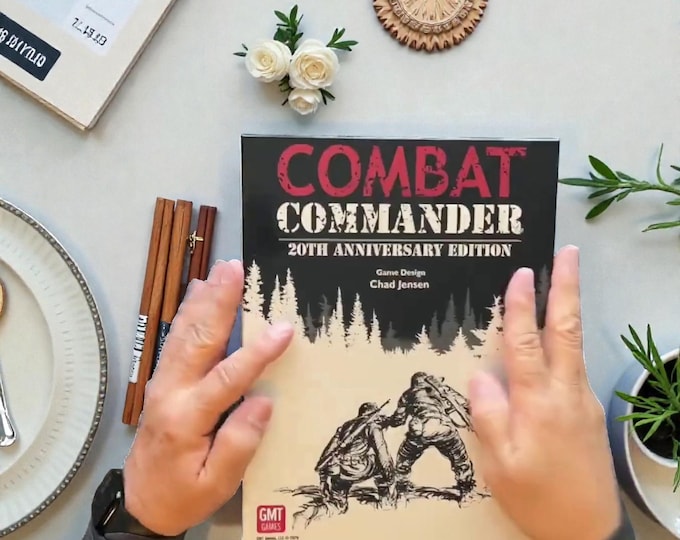 Featured listing image: Combat Commander 20th Anniversary Organizer | 3D Printed Insert for GMT Game
