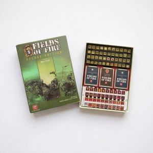 Fields of Fireオーガナイザーインサート、GMTウォーゲーム用3Dプリントカウンタートレイ