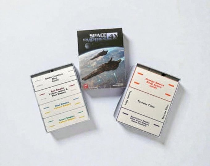 Featured listing image: Space Empires 4X Organizer | GMT Games | In-Box Storage